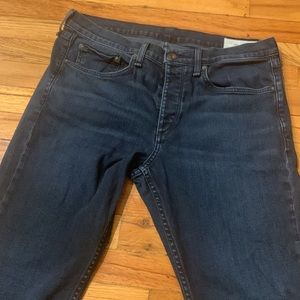 Rag & Bone mens denim blue navy dark jeans size 34x29 - fit 1 extra slim